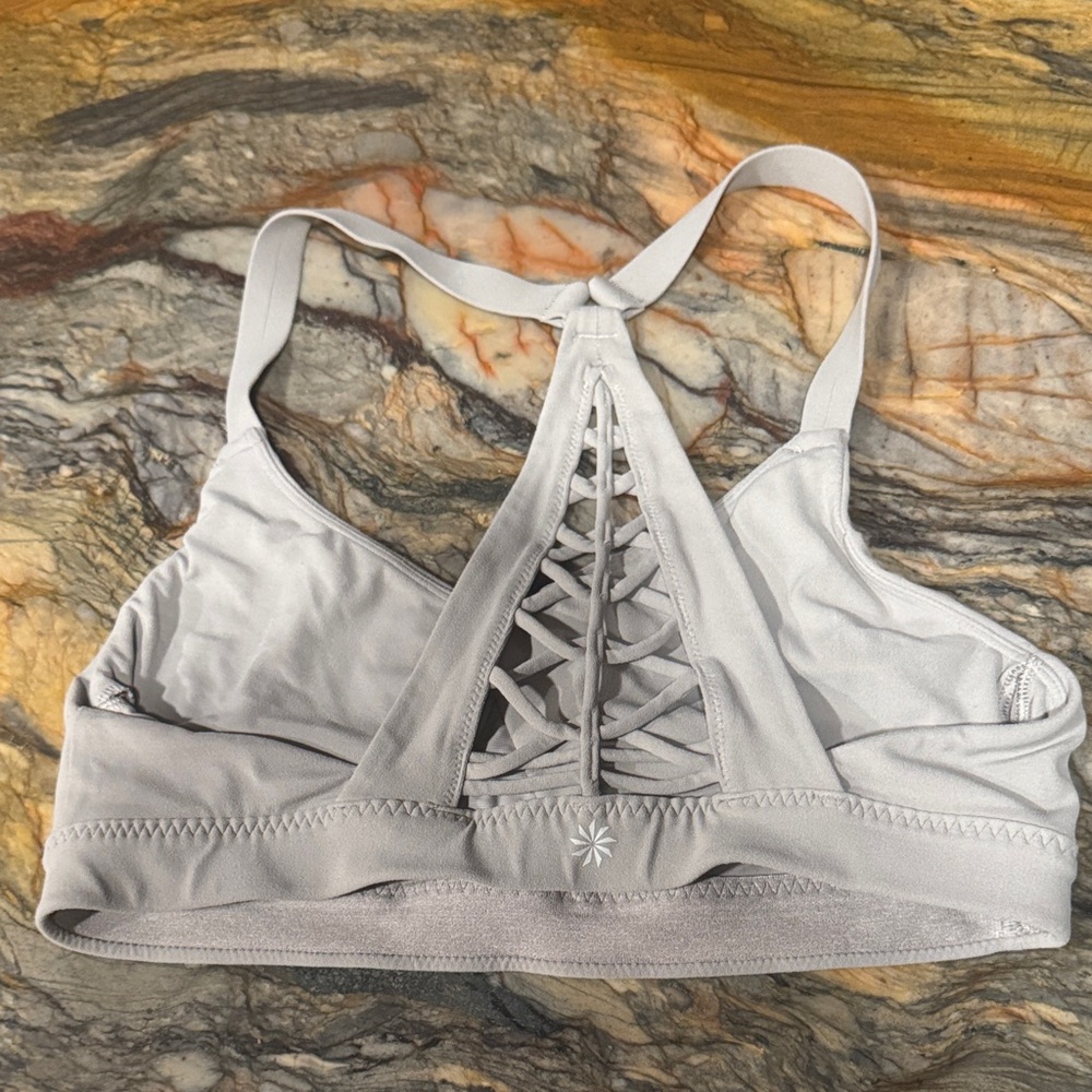 Athleta gray sports bra